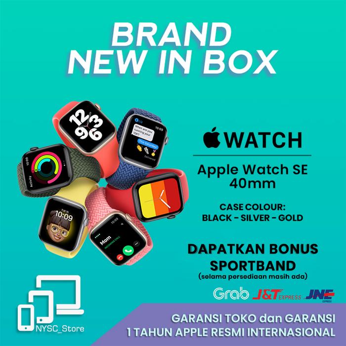 Jual Apple Watch SE 40MM Silver Gold Space Gray 2020 - Silver - Jakarta  Barat - Nysc | Tokopedia