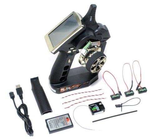 Gambar Flysky IT4 2.4G 4CH Gun RC System Transmitter with Touch Screen - titanium dari IndoRCstore.Com undefined Tokopedia
