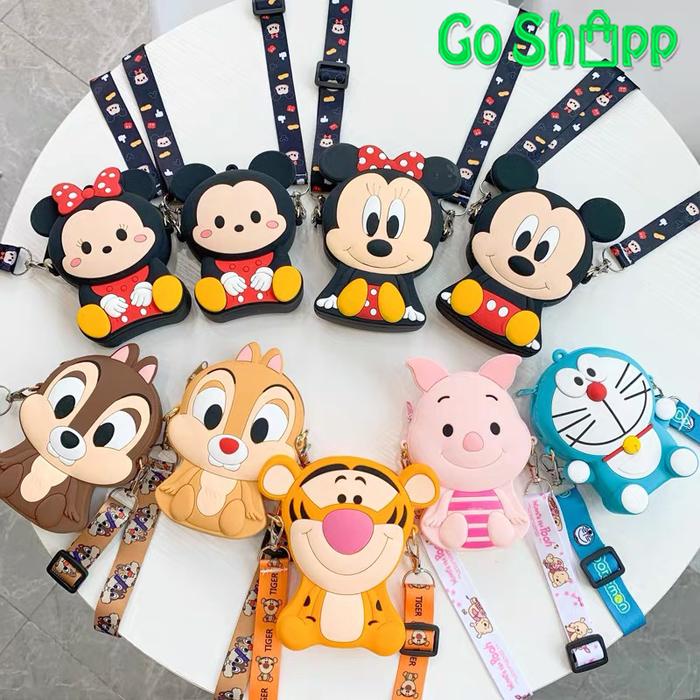 Gambar Tas Selempang Anak Rubber Karakter Import - Tas Selempang Mini [JL03] - MICKEY dari GO SHOPP undefined Tokopedia
