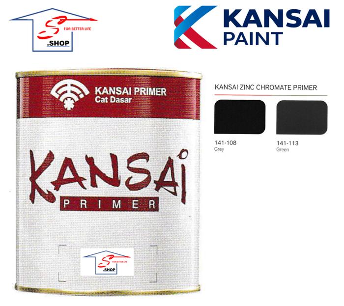Gambar Cat Dasar Besi KANSAI Zinc Chromate Primer 108 & 113 1kg dari TB. Sahabat undefined Tokopedia