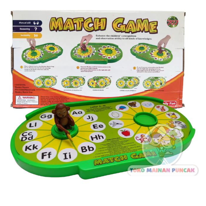 Gambar Mainan Edukatif MATCH MONKEY GAME Montessori dari Toko Mainan Puncak undefined Tokopedia