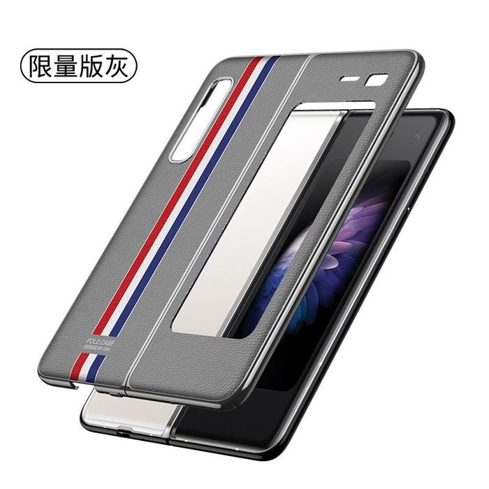 Gambar Casing Gkk Leather Samsung Galaxy Fold Hardcase Original - Grey dari toko besar accessories undefined Tokopedia