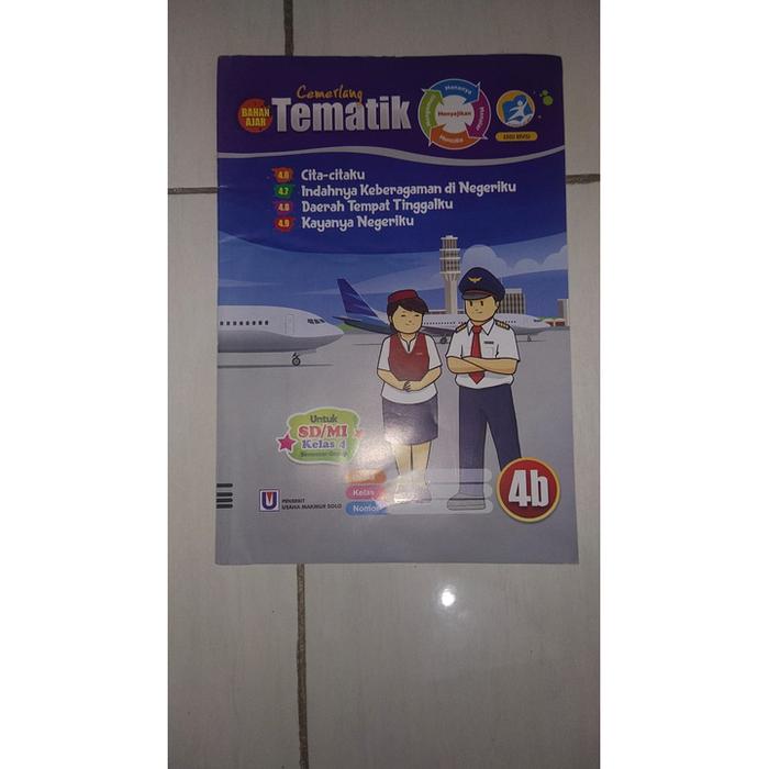 Jual Buku Lks Tematik Cemerlang Sdmi Kelas 4 Semester Genap - Kab Sidoarjo - Bookeyid Tokopedia