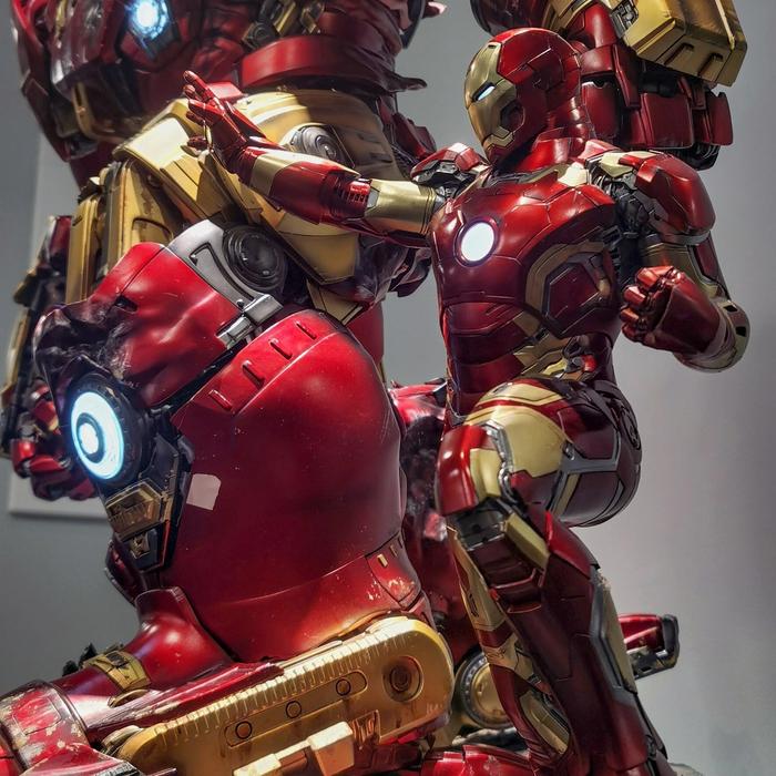 Jual Queen Studio Marvel Iron Man Mark 43 XLIII Hulkbuster Mk 44