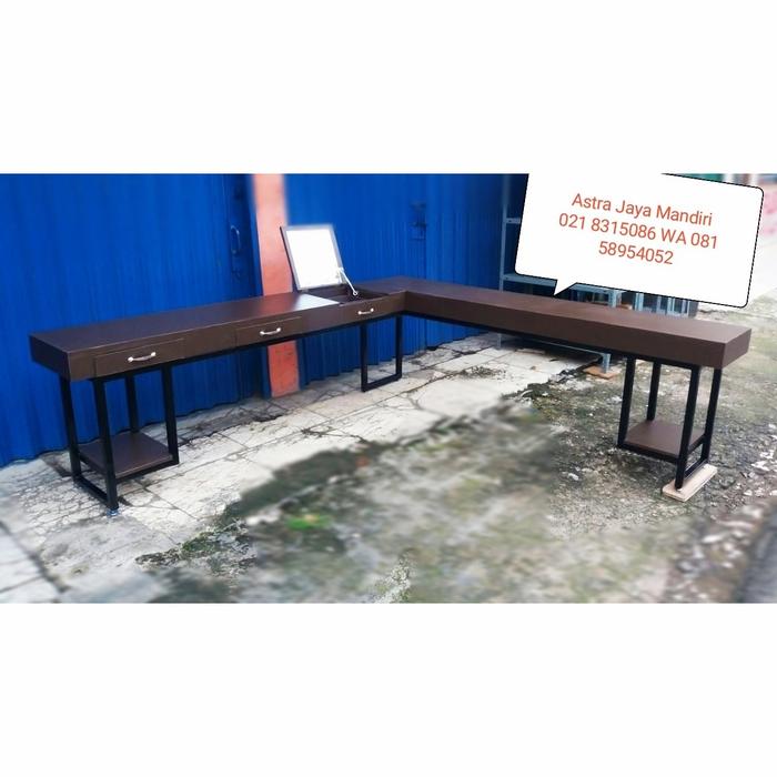 Gambar Meja Kerja Meja Kantor Furniture Custom New dari Astra Jaya Mandiri undefined Tokopedia
