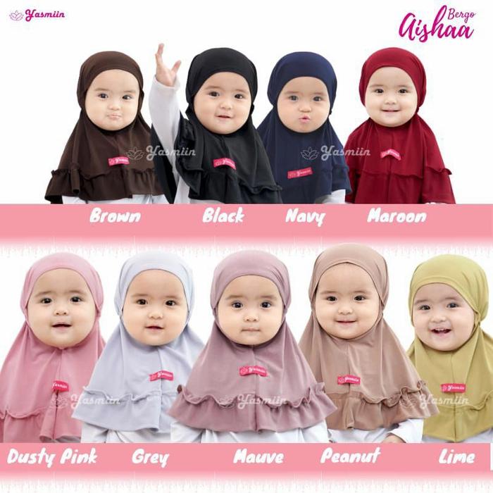 Gambar Bergo Anak Aishaa original Yasmiin - Hitam, L dari DhiffastoreOfficial undefined 5 Tokopedia