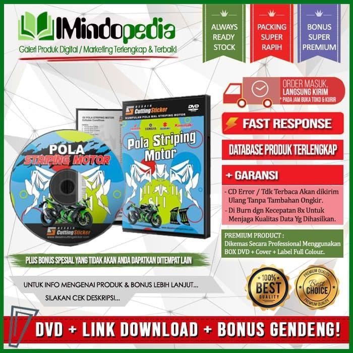 Gambar DVD Pola Striping Decal Motor + Bonus dari IMindopedia undefined 3 Tokopedia
