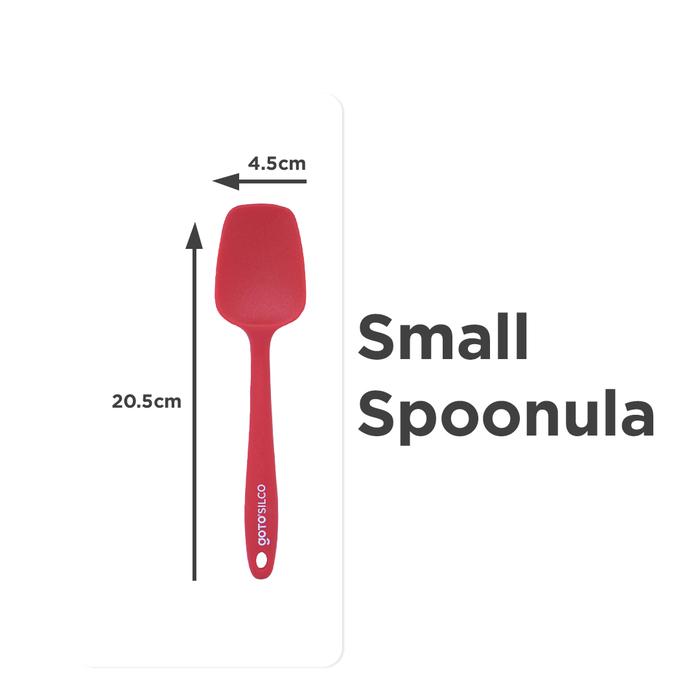 Gambar Goto Silco Kitchen Utensil Sutil Silikon Capitan Sendok Masak Dapur - SMALL SPOONULA, GREEN dari Goto.Indonesia undefined Tokopedia