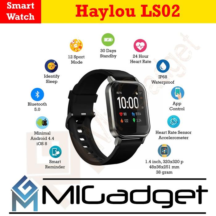 Jual Haylou LS02 LS2 LS 02 LS-02 Haylou Smartwatch 2 International Version  - Kota Malang - Mi Gadget | Tokopedia