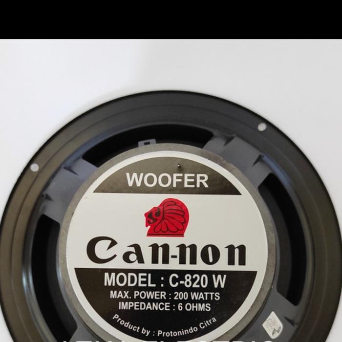 Gambar speaker cannon can non canon pro 8 inch 8inch woofer wofer dari PCM ELEKTRONIK JAKARTA undefined Tokopedia