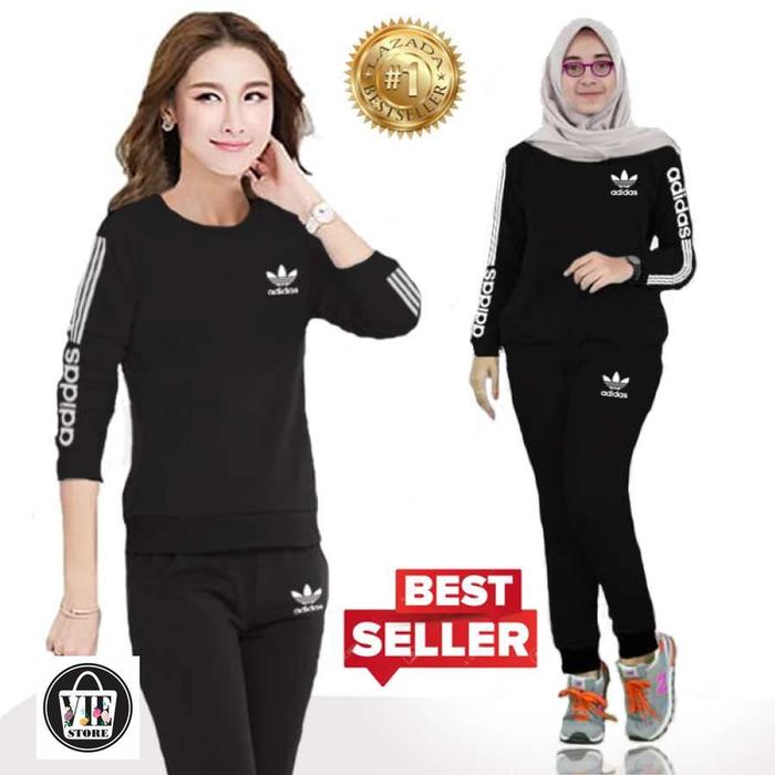 Gambar Setelan Training Wanita NEW ADIDAS/1 Set/Training Olahraga Wanita - L, Coksu dari Supermarket Timbangan undefined Tokopedia