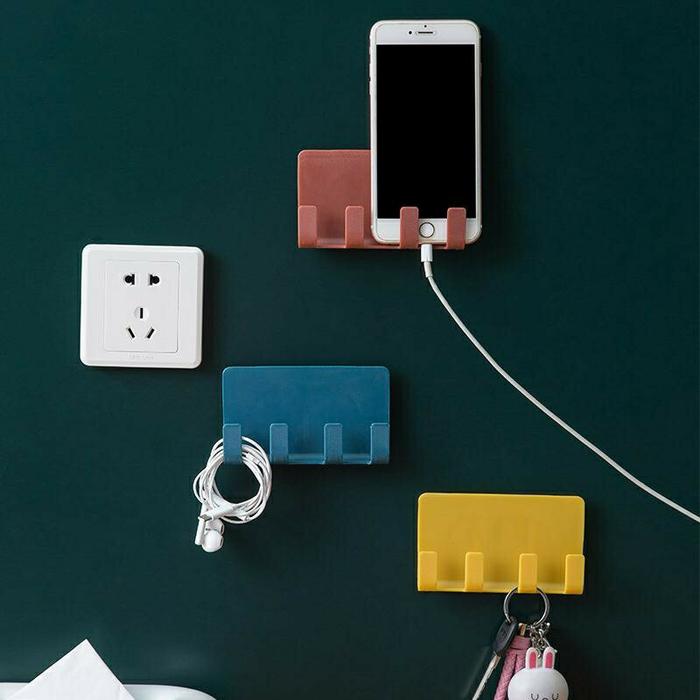 Gambar Gantungan Tempel Smartphone Holder dengan 4 Hook Hanger Multifungsi dari PY Store 11 undefined Tokopedia