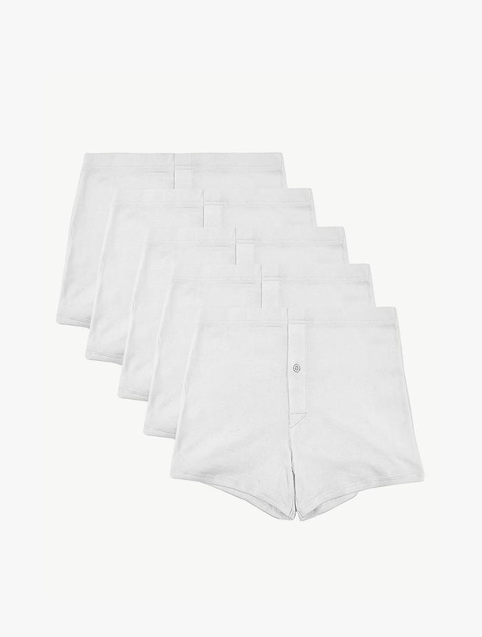Gambar MARKS & SPENCER - Celana Dalam Pria - 5 Pack Cotton Trunks - WHITE, L dari MARKS&SPENCER undefined Tokopedia