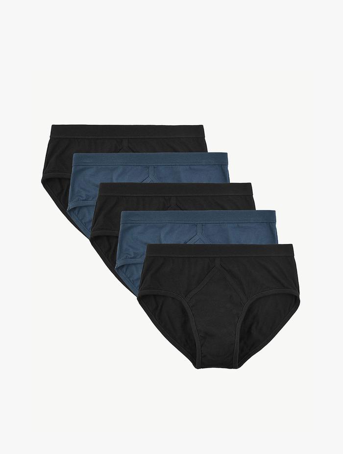 Gambar MARKS & SPENCER - Celana Dalam Pria - 5 Pack Cotton Briefs - NAVY BLUE, L dari Marks & Spencer ID undefined Tokopedia