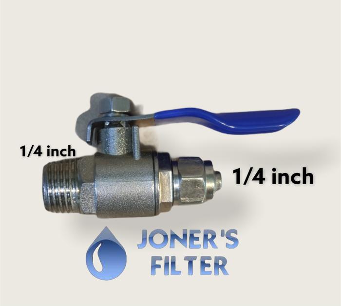 Gambar Ball Valve 1/4 inch stop kran ro Filter air - Keran saja dari JoneriFilter undefined Tokopedia