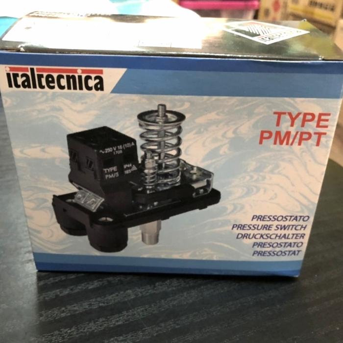Jual Pressure Switch ITALTECNICA PM 5 Italy Otomatis Pompa Air Kota