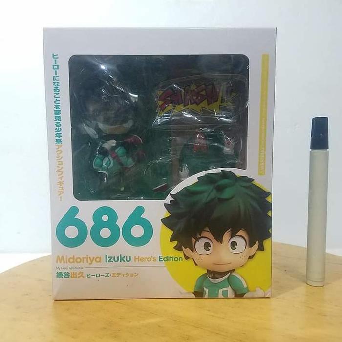 Gambar action figure Nendoroid 686 nendo Midoriya izuku Heros edition My hero dari Mainan Toys Action Figure undefined Tokopedia