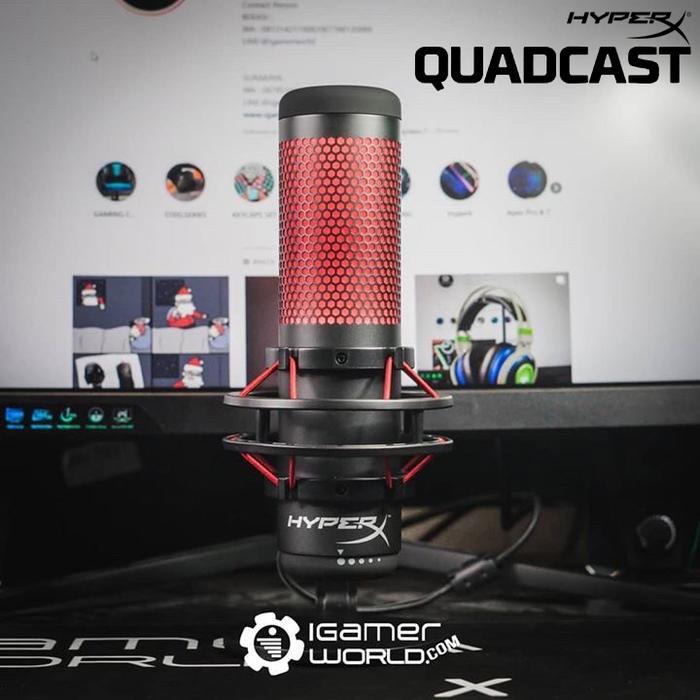 Jual HyperX QuadCast USB Condenser 