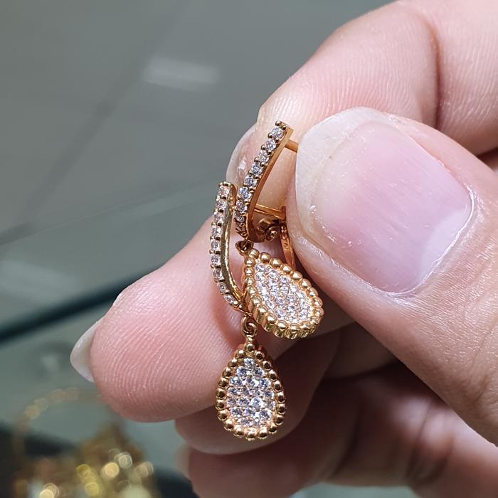 Gambar anting emas gantungan mata air full mpp dari sinarindahmas undefined Tokopedia
