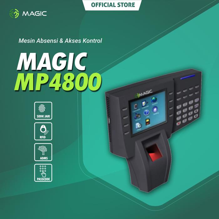 Jual Mesin Absensi Fingerprint Mesin Absen Sidik Jari Magic Mp4800 Adms Jual Mesin Absensi Fingerprint Mesin Absen Sidik Jari Magic Mp4800 Adms