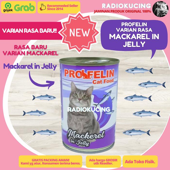 Gambar Profelin Kaleng 400 gr All Varians MACKAREL Chicken Kanikama Seafood MAKANAN KUCING [ JUWIES RADIO KUCING ] - MackarelJelly dari RADIO KUCING undefined Tokopedia