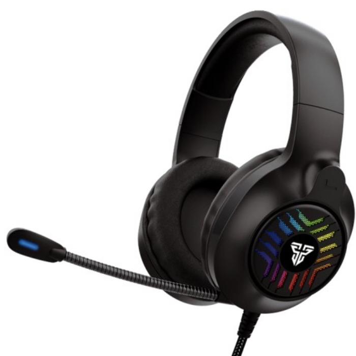 Gambar Fantech MH87 Blitz Multiplatform Gaming Headset Noise Cancelling RGB Putih Earphone - Hitam dari Click & Go Tokopedia undefined Tokopedia