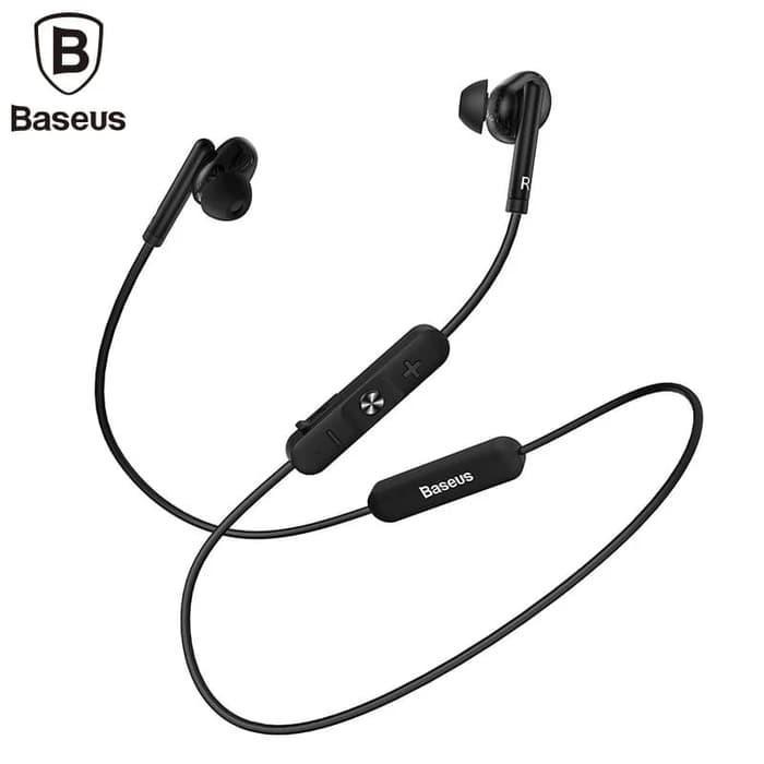 Gambar BASEUS S30 Bluetooth 5.0 Headset IPX5 Earphone handsfree wireless - Hitam dari infitechindo official undefined Tokopedia