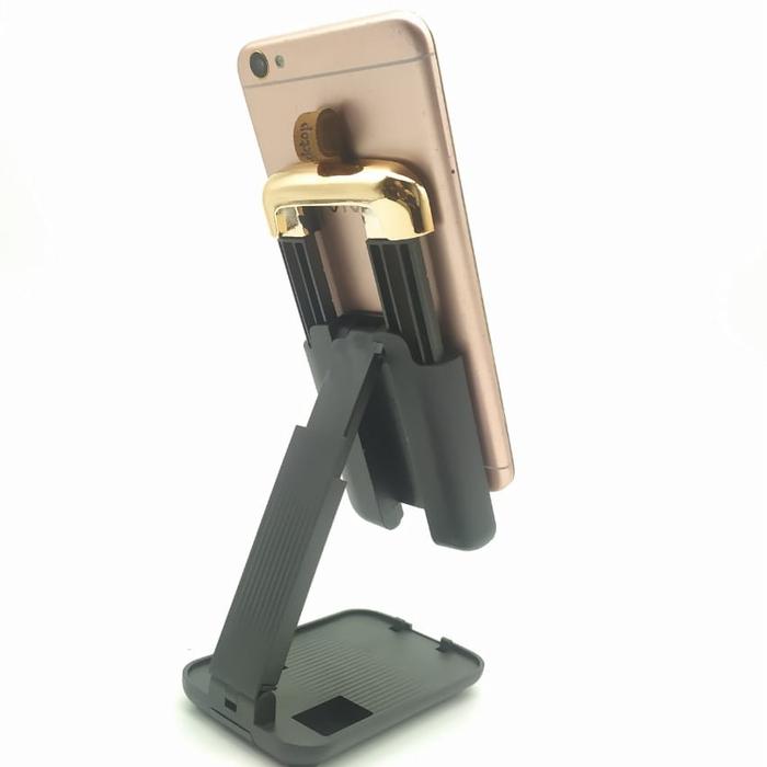 Gambar PHONE HOLDER FOLDING STAND HOLDER HP LIPAT STAND UNIVERSAL - Ring Gold M dari Toko Jaya Makmurrr undefined Tokopedia