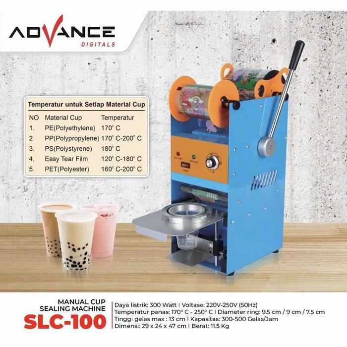 Gambar prescup gelas AQUA - TEH JUMBO sealer cup advance ukuran 14 oz - 22 oz dari Galeri barang online semarang undefined Tokopedia