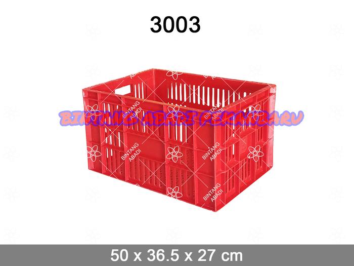 Container Rabbit Box Merah Jual 3003 KERANJANG PLASTIK CONTAINER INDUSTRI RABBIT - Merah - Kota ...