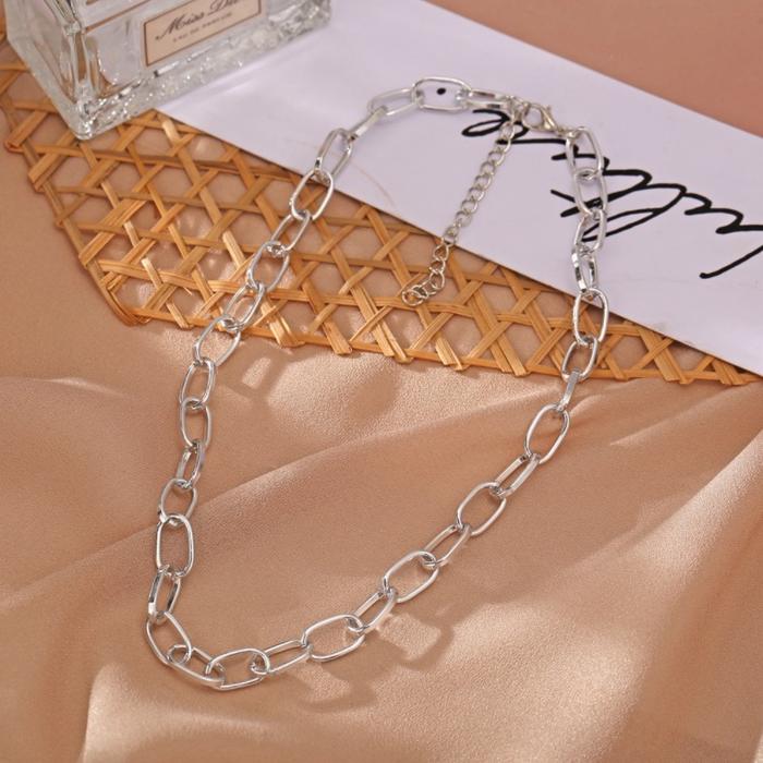 Gambar Kalung Rantai CHOKER RANTAI 02 Wanita Gaya Korea Fashion Elegan - Silver dari PalingMurah undefined Tokopedia
