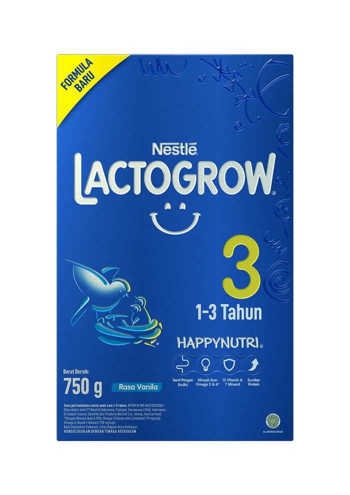 Gambar LACTOGROW 3 plus VANILA 750g | SUSU | SUSU ANAK | SUSU BUBUK | BAYI dari BLC JKT undefined Tokopedia