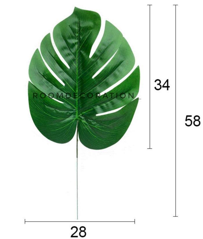Gambar Daun Monstera Plastik Jumbo Daun Artificial - Jumbo B dari Minimalis Home Tokopedia undefined 4 Tokopedia