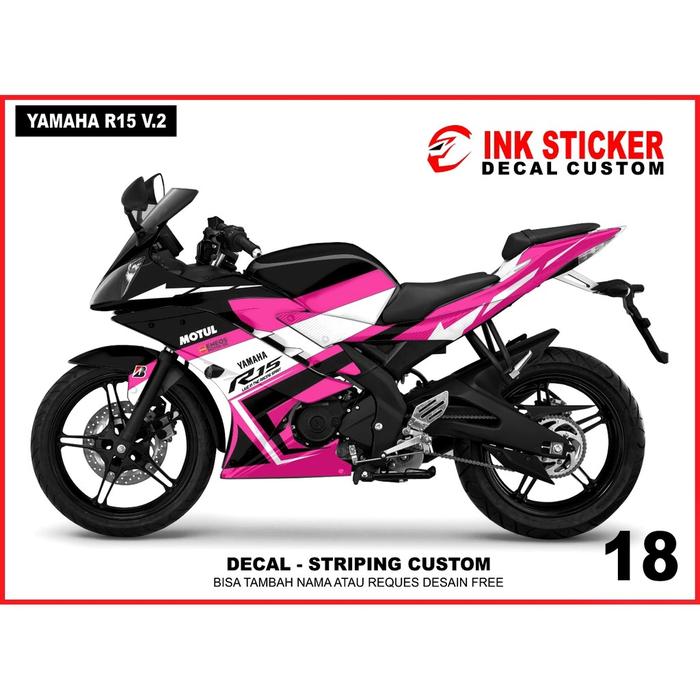 Gambar Decal Stiker Motor Yamaha R15 V2 Full Body Modifikasi 18 dari azza sticker undefined Tokopedia