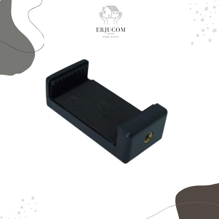 Gambar Holder HP Universal Clamp for Smartphone with Dual Screw Hole 1/4 Inch dari erjucom undefined Tokopedia