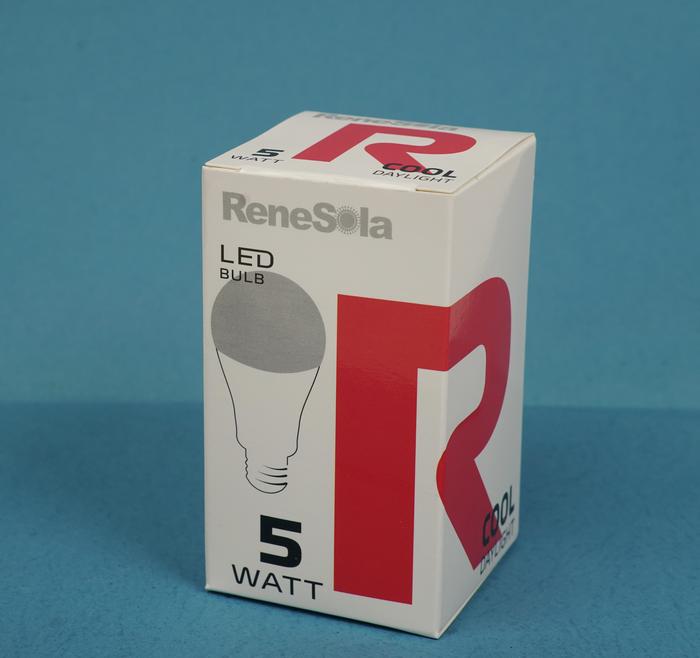 Gambar Renesola Lampu LED Bulb - 5 Watt, Cool Day Light - Cool Daylight dari Rindu Sinar undefined Tokopedia