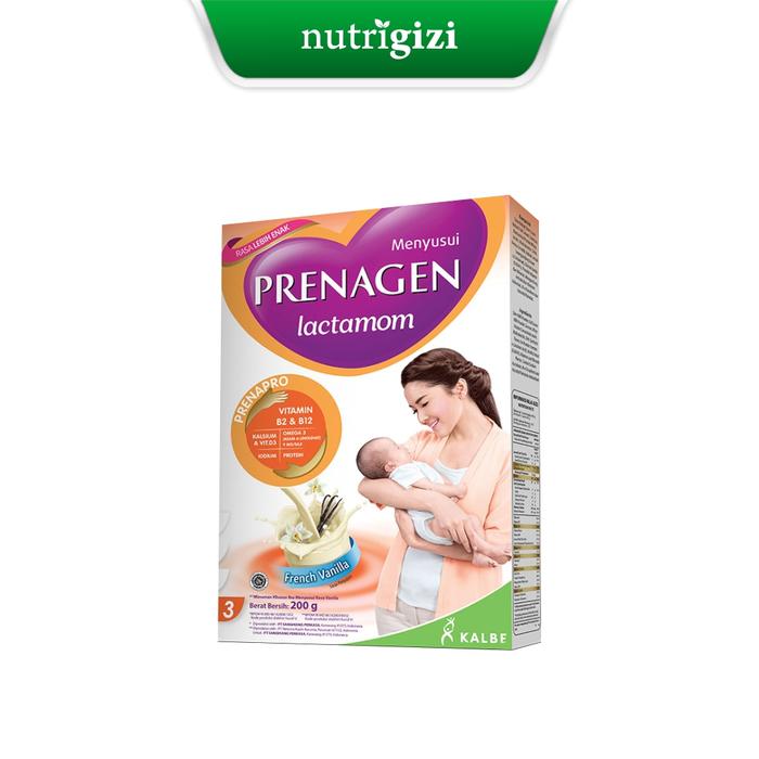 Gambar Nutrigizi | Prenagen Lactamom 200 gr Susu Ibu Menyusui / ASI Booster - French Vanilla, ED Jauh dari Nutrigizi undefined Tokopedia