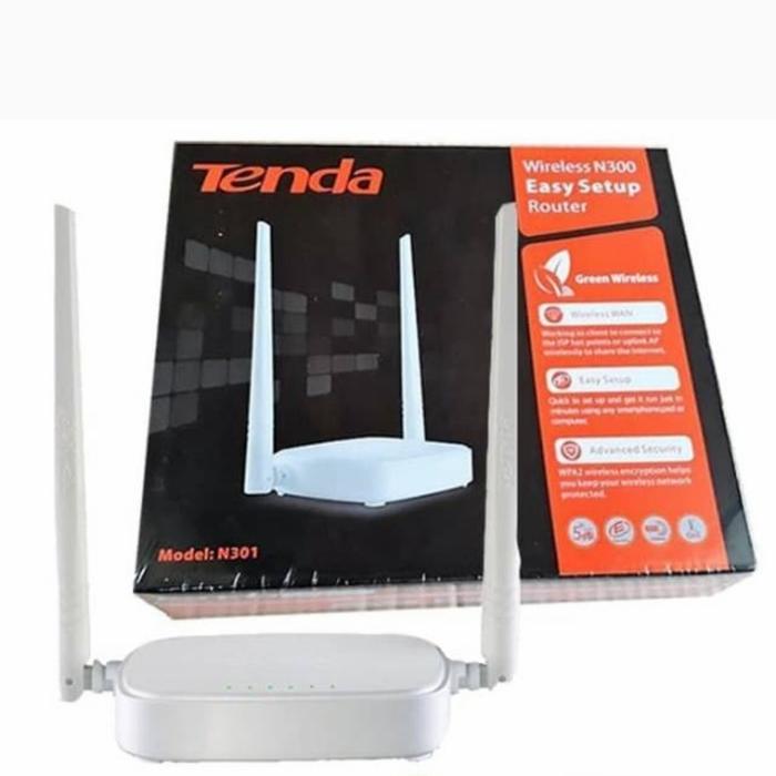 Gambar TENDA N301 Router Wireless 300Mbps Easy Setup Networking dari San Friza Online undefined Tokopedia