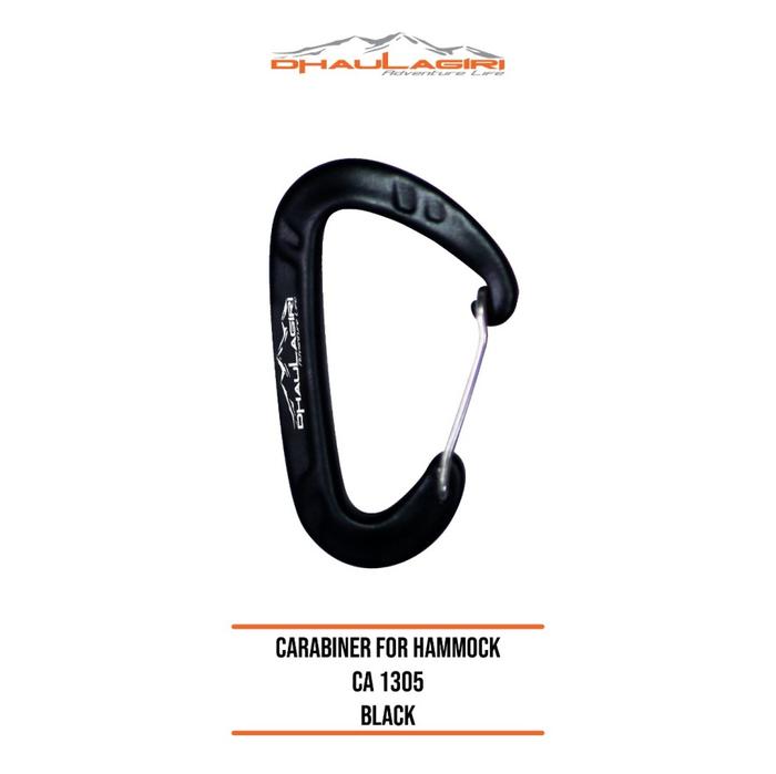 Gambar Carabiner Hammock Dhaulagiri CA 1305 - Hitam dari Kayak Outdoor undefined Tokopedia