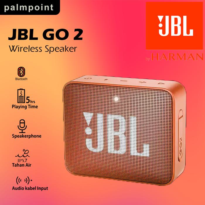 Gambar JBL Go 2 - Portable Bluetooth Speaker - Orange dari PalmPoint Store undefined Tokopedia
