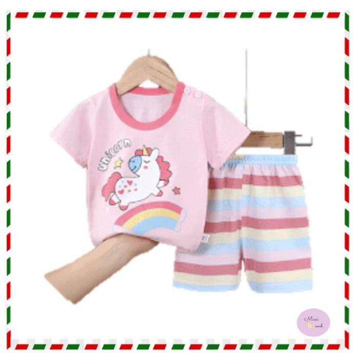 Gambar Setelan baju bayi & anak import/ baju santai/ baju rumah READY STOCK! - Unicorn S dari Miniland undefined Tokopedia