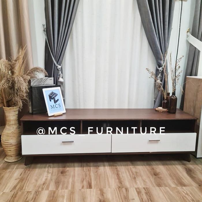 Gambar Meja/ Lemari/ Bufet/ Bifet Lemari TV Mebel Furniture Semarang Arsen - 150 cm, Smg Rkt Cht dl dari Mebel Semarang MCS Furniture undefined Tokopedia