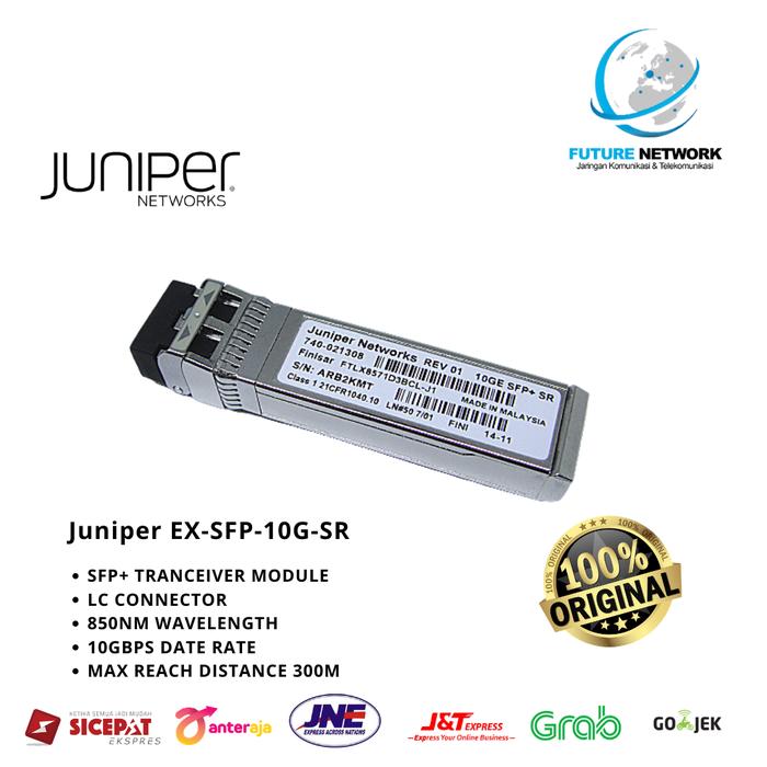 Promo Juniper Networks 10GE-SFP+SR TRANSCEIVER MODULE - Jakarta Utara ...