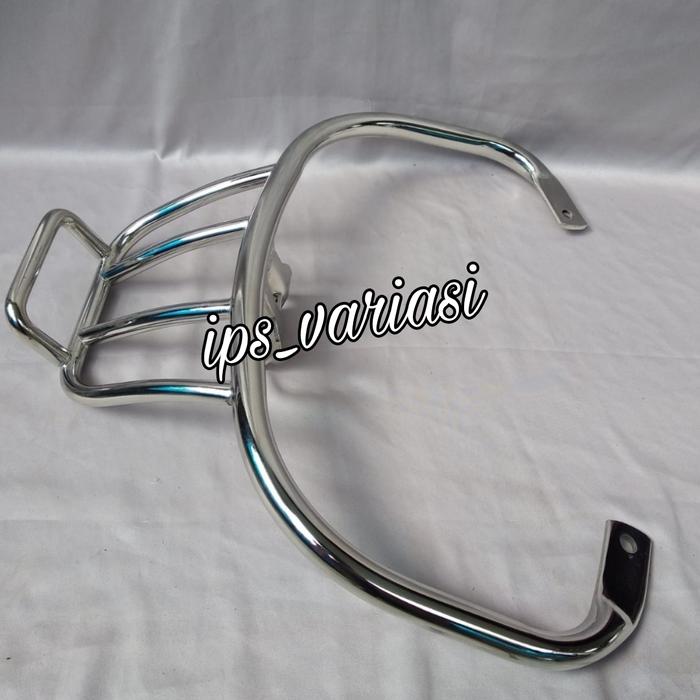 Gambar Aksesoris modern Vespa / Rear Rack Modern Vespa primavera Dan New Spri - Putih dari Ips variasi undefined Tokopedia