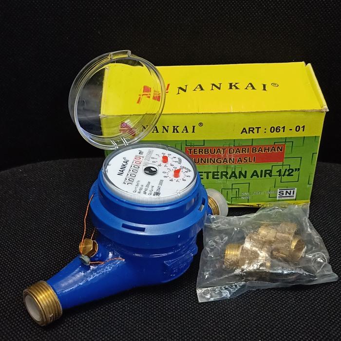 Gambar Meteran Air NANKAI 1/2'' inch Kuningan SNI PDAM dari dhuhateknik undefined Tokopedia