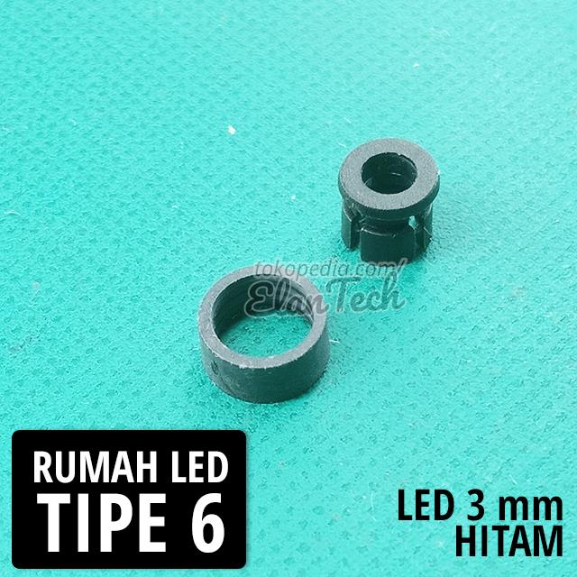 Gambar Rumah LED 5mm 3mm Bezel Housing Holder Sarang Dudukan Tipe 6 ElanTech - 3mm dari Elantech undefined Tokopedia
