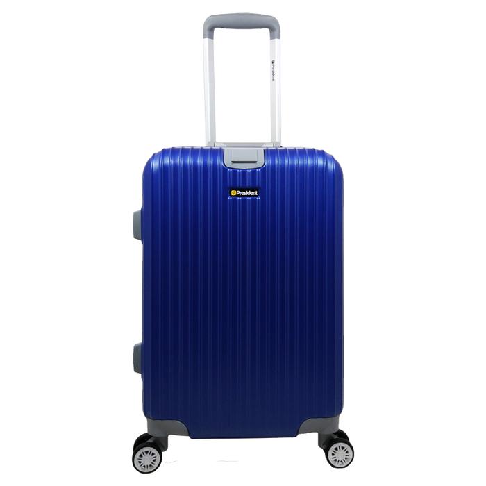 Gambar Koper President Original HardCase Kabin Size 20 Inch TSA 5284 Black - Midnight Blue dari bandarkoper undefined Tokopedia