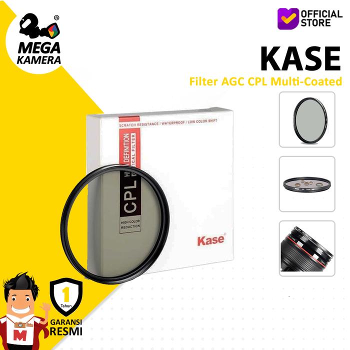 Jual Kase AGC Optical Glass CPL Multi-Coated 58mm Polarizer Filter