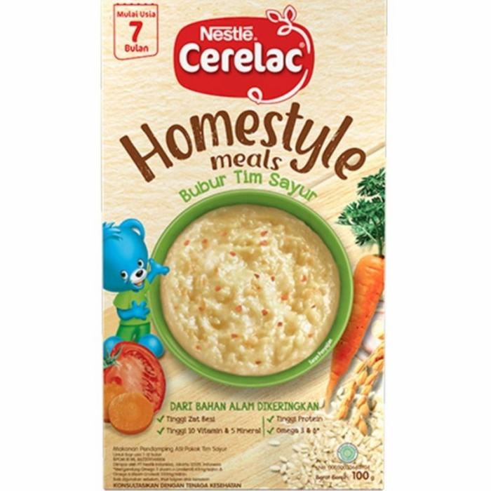 Gambar Nestle Cerelac Homestyle Meals Bubur Tim Sayur 100 gram dari sisana store undefined Tokopedia