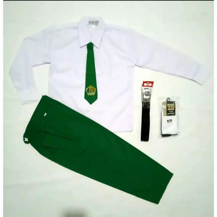 Gambar seragam sekolah anak laki" setelan MI pjg" kelas 1-6 SD - hijau putih, kelas6 dari qiyas collection undefined Tokopedia